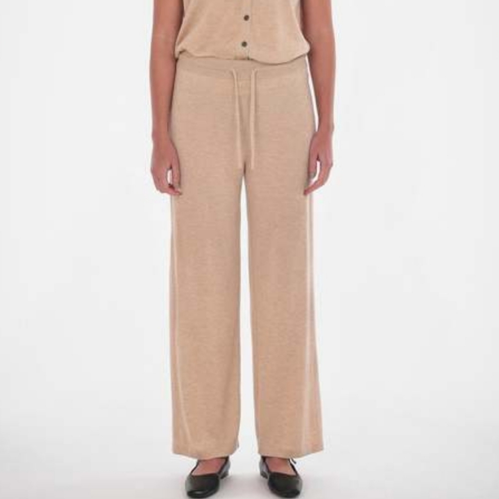 Paper Label Casual Wool Blend Pants